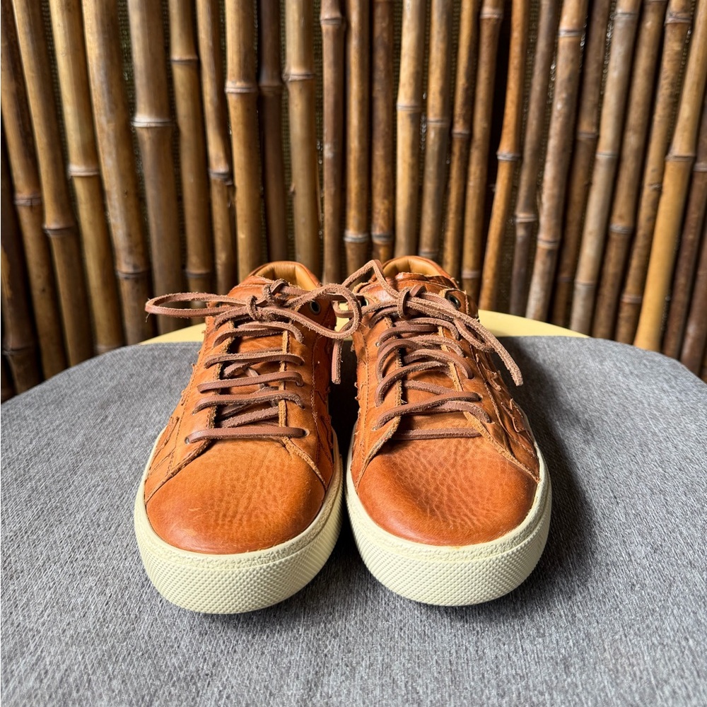 SAINT LAURENT leather sneakers - Picture 3 of 9